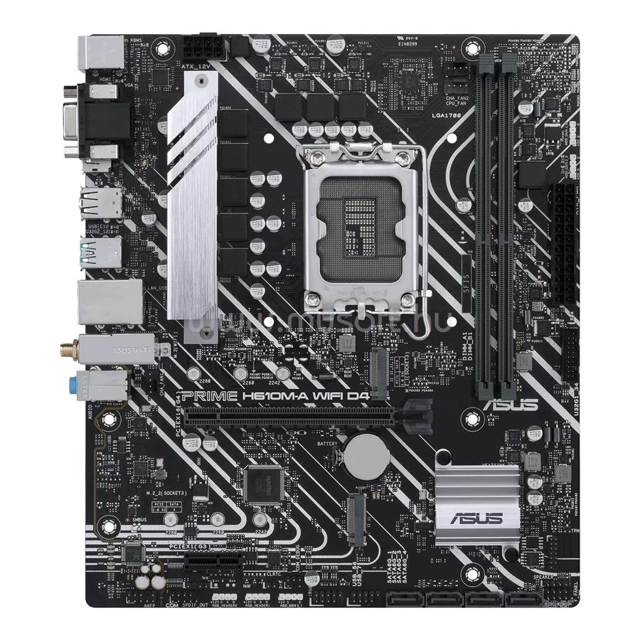 ASUS alaplap PRIME H610M-A WIFI D4 (LGA1700, mATX)