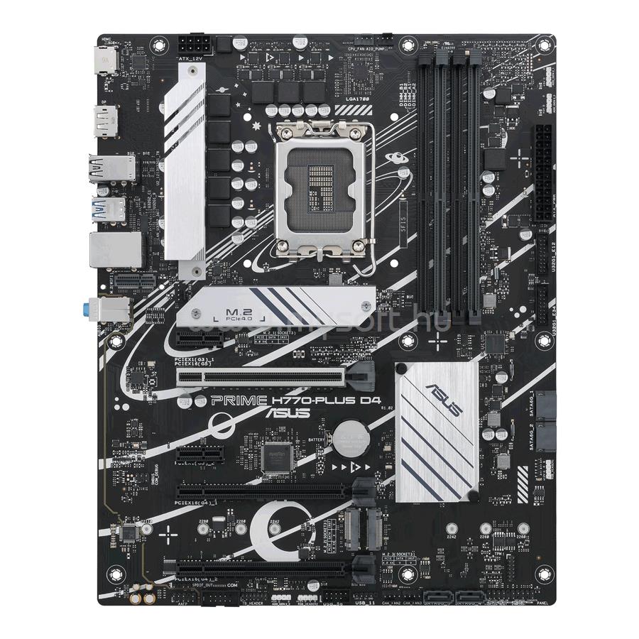 ASUS alaplap PRIME H770-PLUS D4 (LGA1700, ATX)