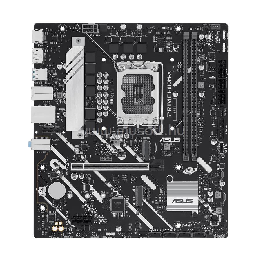 ASUS alaplap PRIME H810M-A-CSM (LGA1851, mATX)