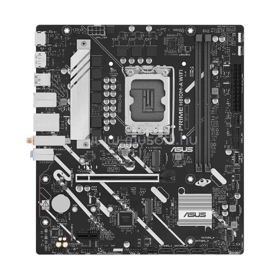 ASUS alaplap PRIME H810M-A WIFI (LGA1851, mATX)