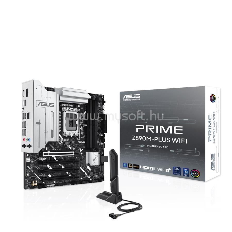 ASUS alaplap PRIME Z890M-PLUS WIFI (LGA1851, mATX)