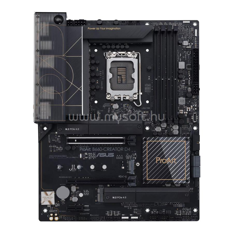 ASUS alaplap PROART B660-CREATOR D4 (LGA1700, ATX)