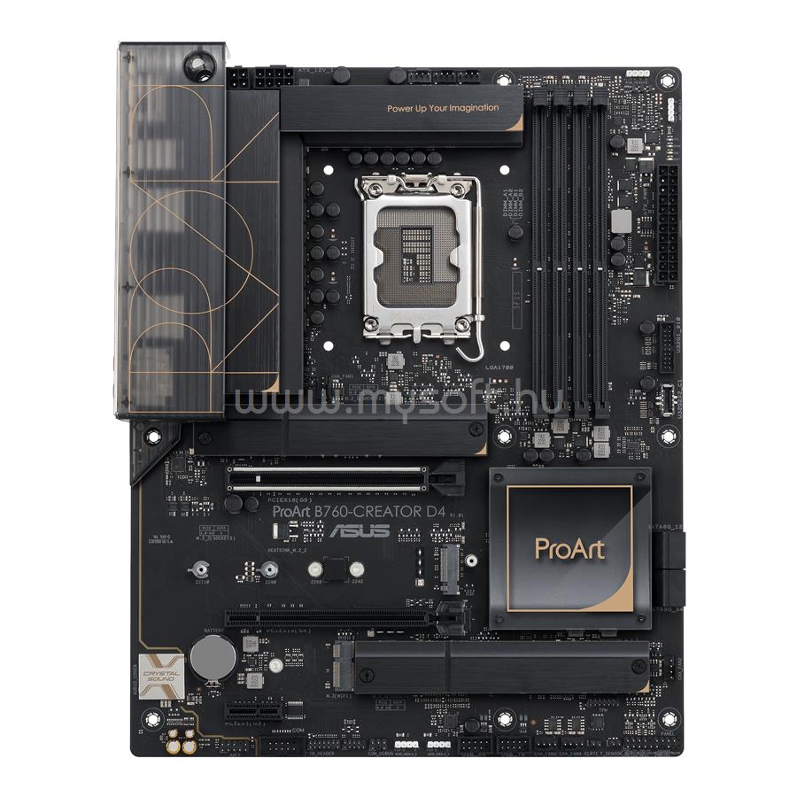 ASUS alaplap PROART B760-CREATOR D4 (LGA1700, ATX)