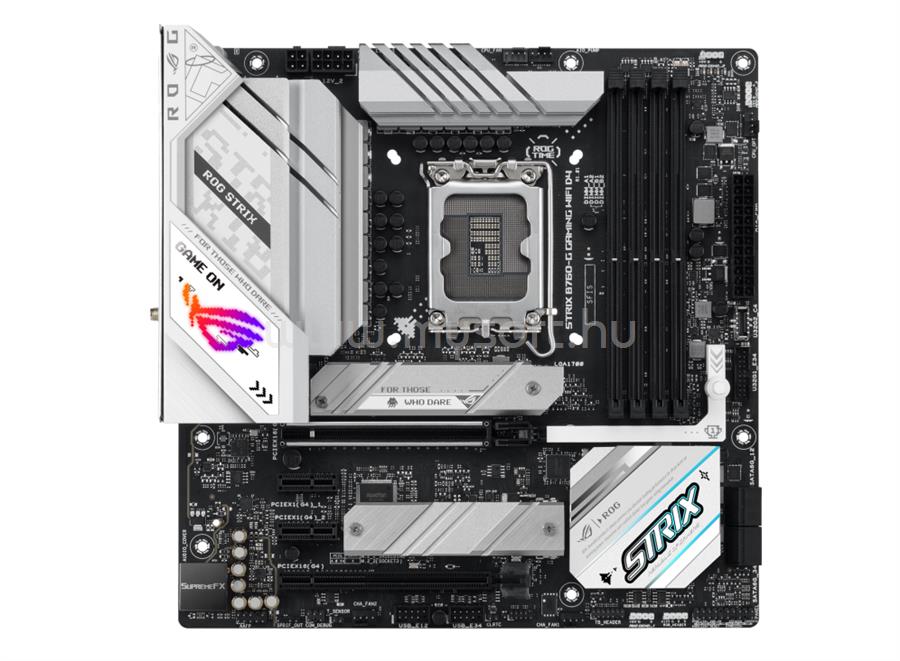 ASUS alaplap ROG STRIX B760-G GAMING WIFI D4 (LGA1700, mATX)