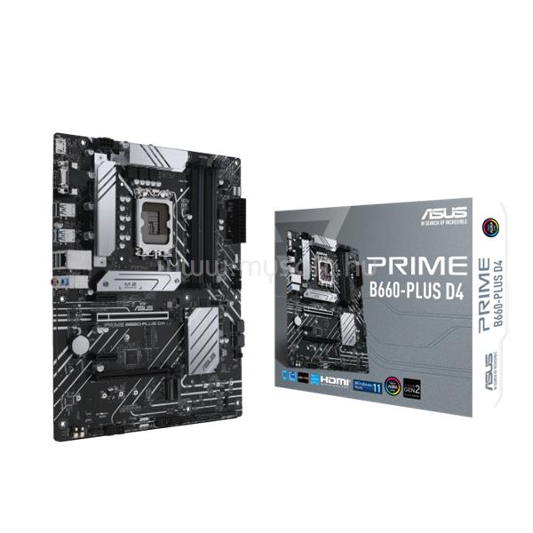 ASUS alaplap PRIME B660-PLUS D4 (LGA1700, ATX)
