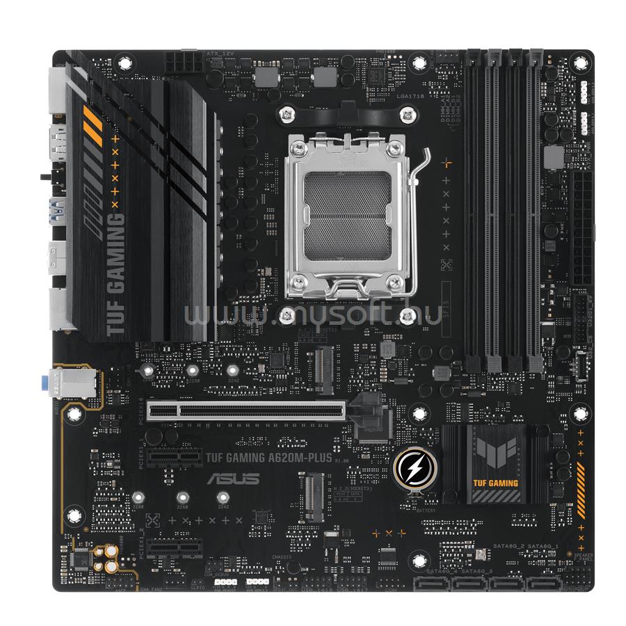 ASUS alaplap TUF GAMING A620M-PLUS (AM5,  mATX)