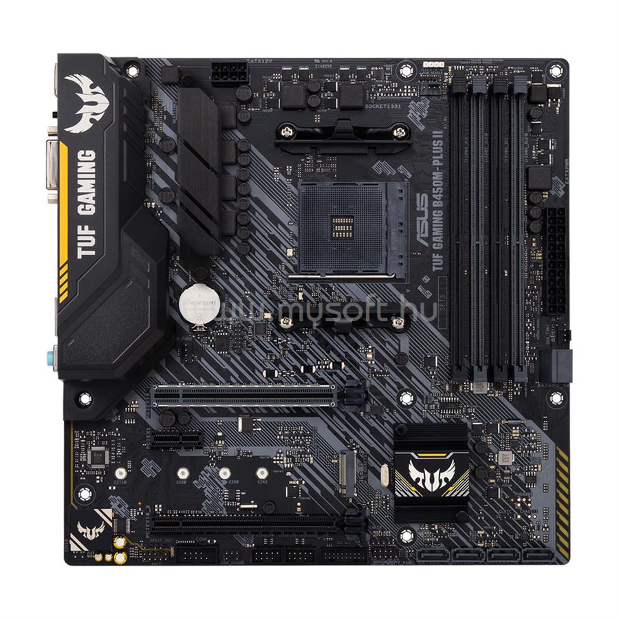 ASUS alaplap TUF GAMING B450M-PLUS II (AM4, mATX)