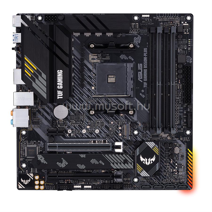 ASUS alaplap TUF GAMING B550M-PLUS (AM4, mATX)