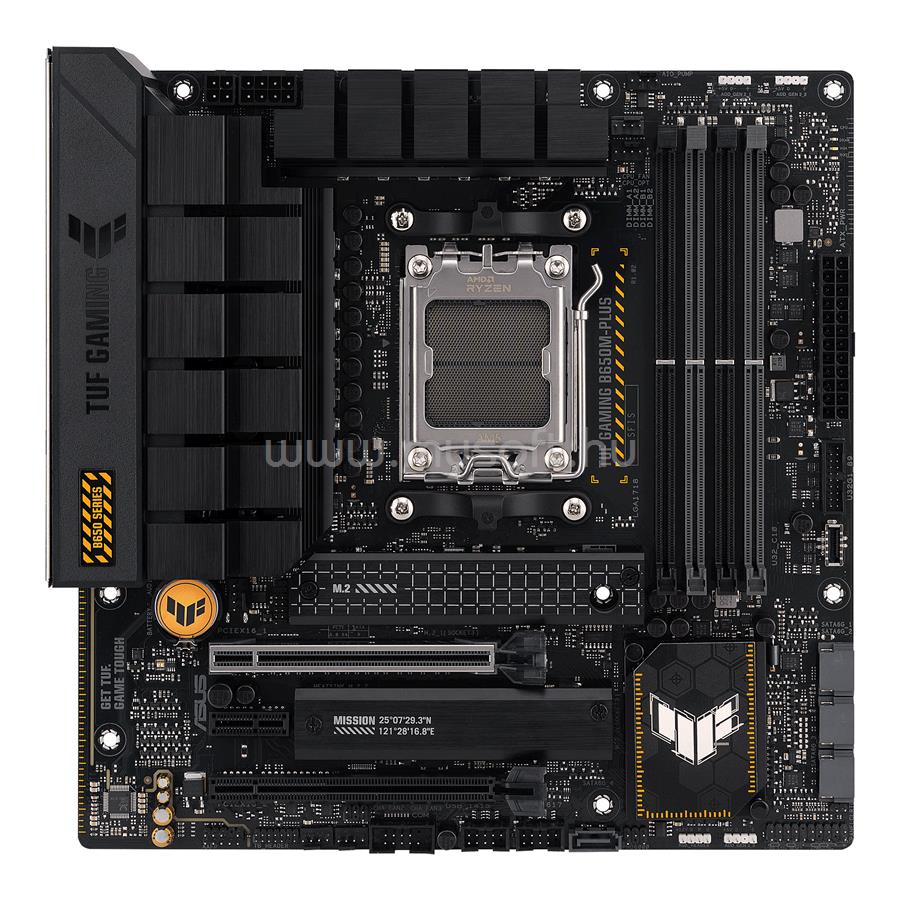 ASUS alaplap TUF GAMING B650M-PLUS (AM5, mATX)