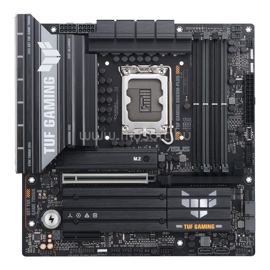 ASUS alaplap TUF GAMING B860M-PLUS (LGA1851, mATX)