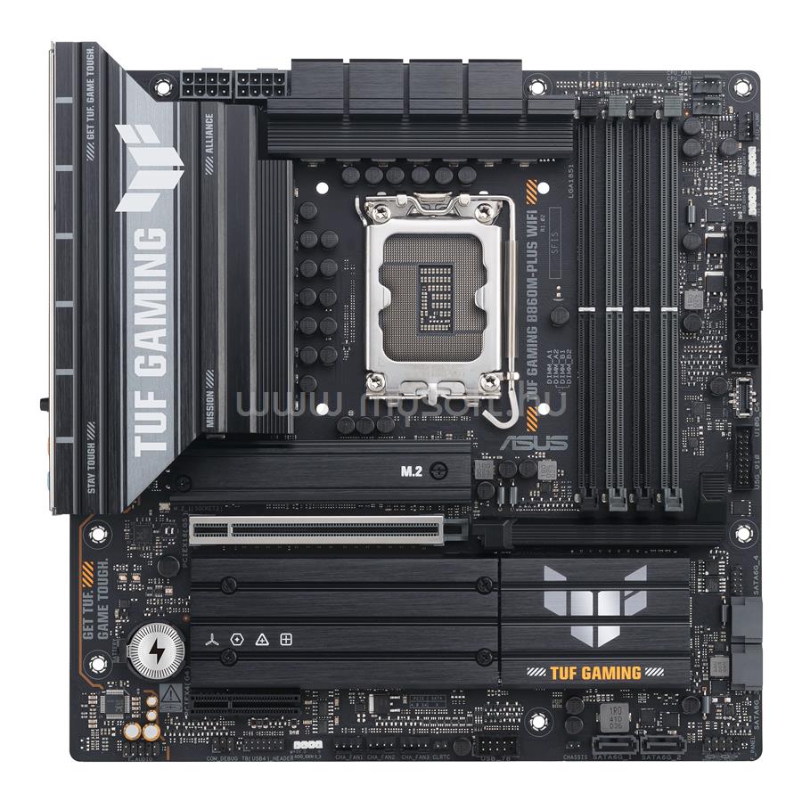 ASUS alaplap TUF GAMING B860M-PLUS WIFI (LGA1851, mATX)