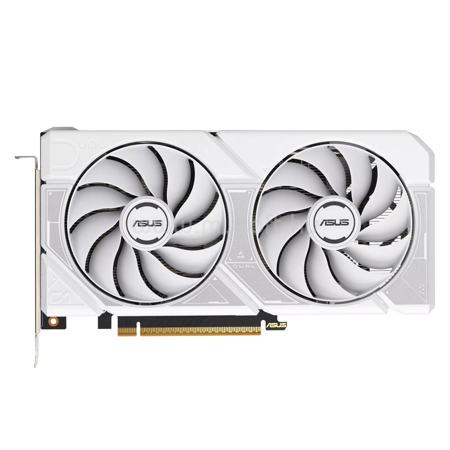 ASUS Dual GeForce RTX 5060 OC Edition 8GB GDDR7 WHITE videokártya