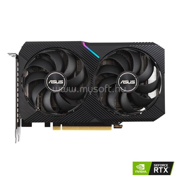 ASUS Videokártya nVidia DUAL-RTX3050-O8G 8GB GDDR6 OC