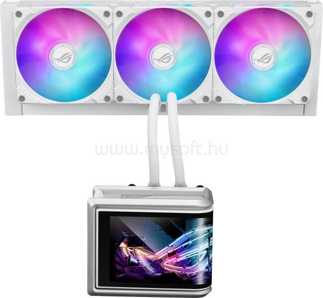 ASUS Fan ROG RYUO IV 360 - ARGB - Vízhűtés - Fehér