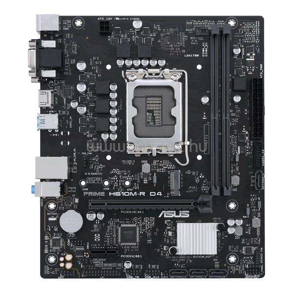 ASUS alaplap PRIME H610M-R D4-SI (LGA1700, mATX)