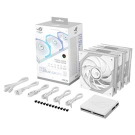 ASUS Rendszerhűtő Ventilátor ROG EURUX GR120 ARGB, 12cm (3db), fehér GR120-1/WT/3_IN_1 small