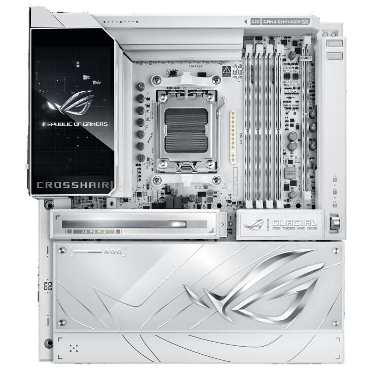 ASUS ROG CROSSHAIR X870E GLACIAL E-ATX AM5 DDR5