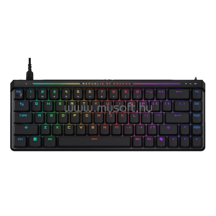 ASUS ROG Falchion Ace HFX (ROG HFX Magnetic Switch) vezetékes billentyűzet amerikai angol lokalizáció (fekete)