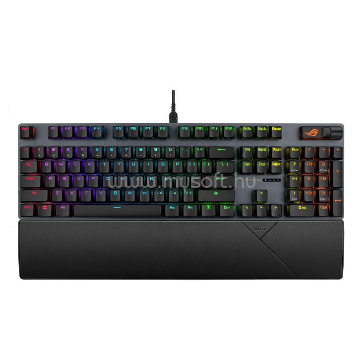 ASUS ROG Strix Scope II X NX V2 mechanikus gamer vezetékes billentyűzet (magyar, fekete)