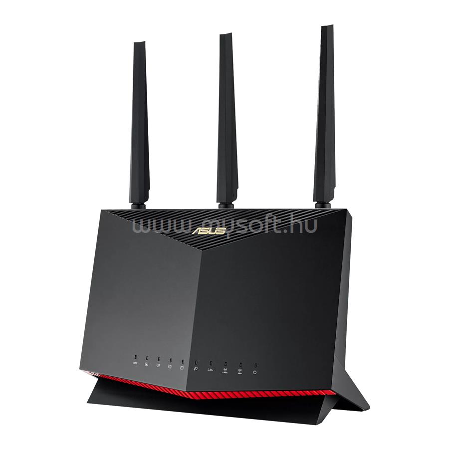 ASUS RT-AX86U PRO Wireless Router Dual Band AX5700 1xWAN(1000Mbps) + 1xWAN/LAN(2.5Gbs) + 4xLAN(1000Mbps) + 2xUSB