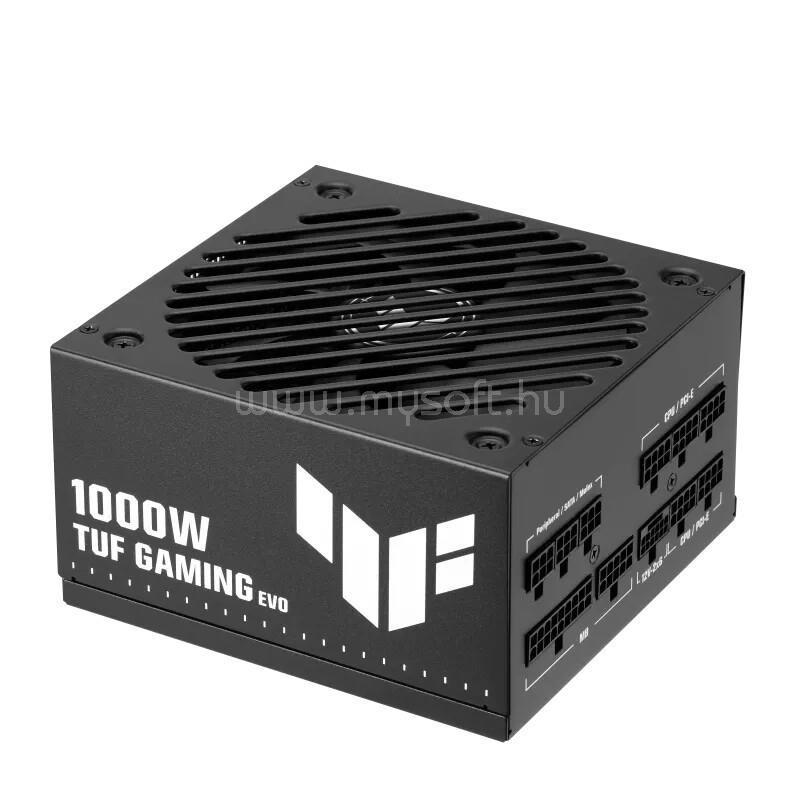ASUS TÁP TUF Gaming 1000W - TUF-GAMING-1000G EVO - 80+ Gold - Moduláris - fekete  tápegység