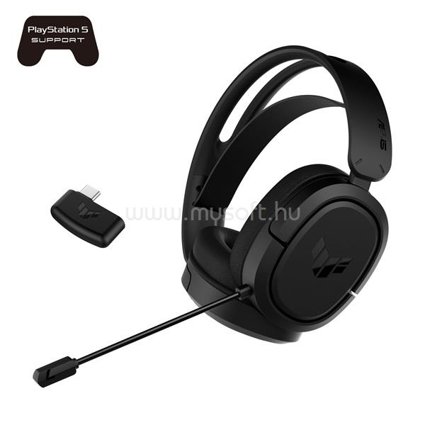 ASUS TUF GAMING H1 vezeték nélküli gamer headset (fekete)