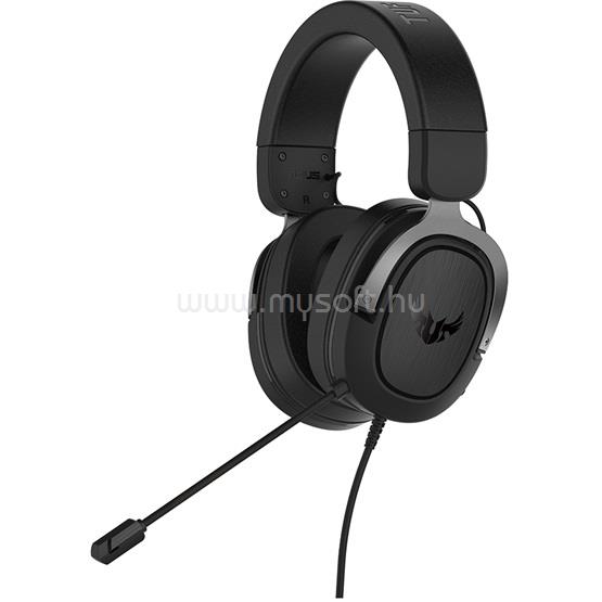 ASUS TUF GAMING H3 vezetékes gamer headset (GUN METAL)