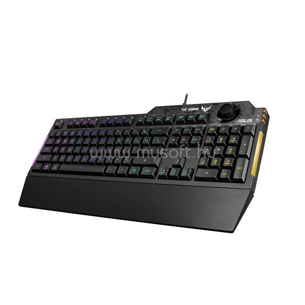 ASUS TUF Gaming K1 RGB vezetékes billentyűzet (magyar, fekete)