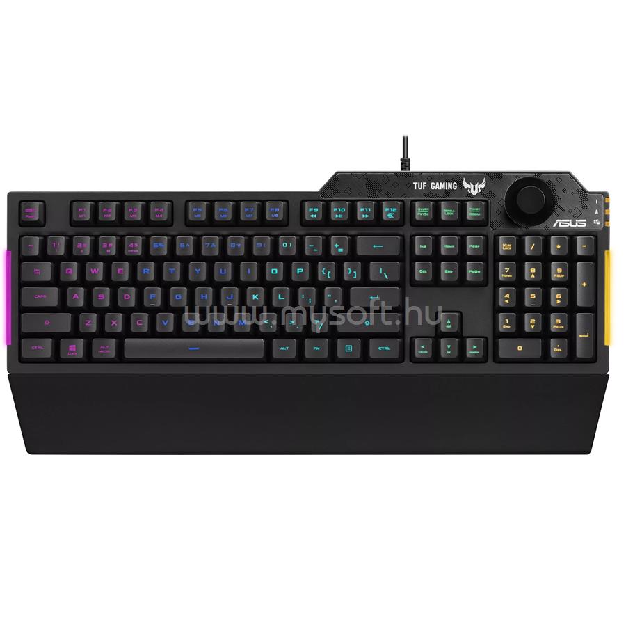 ASUS TUF Gaming K1 vezetékes billentyűzet (magyar, fekete)