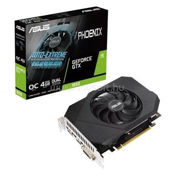 ASUS Videokártya nVidia PH-GTX1650-O4GD6-P-V2 GTX 1650 4GB GDDR6 OC