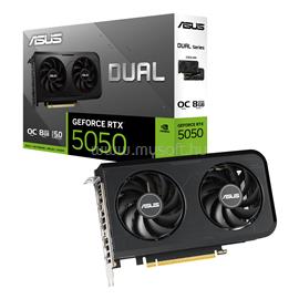 ASUS Videokártya nVidia GeForce RTX 5050 Dual 8GB GDDR6 OC DUAL-RTX5050-O8G small