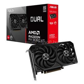 ASUS Videokártya AMD Radeon RX 9060 XT DUAL-RX9060XT-16G 16GB GDDR6 90YV0LG2-M0NA00 small
