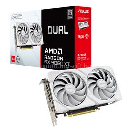 ASUS Videokártya AMD Radeon RX 9060 XT Dual White 16GB GDDR6 DUAL-RX9060XT-16G-WHITE small