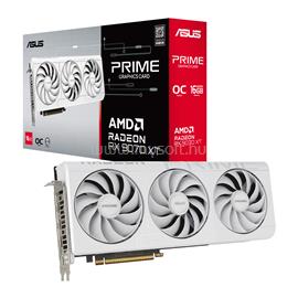 ASUS Videokártya AMD Radeon RX 9070 XT White Prime 16GB GDDR6 OC PRIME-RX9070XT-O16G-WHITE small