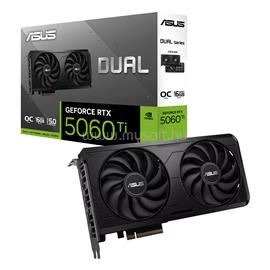 ASUS Videokártya nVidia GeForce RTX 5060 Ti Dual Evo 16GB GDDR7 OC DUAL-RTX5060TI-O16G-EVO small