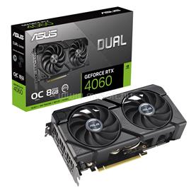 ASUS Videokártya nVidia RTX 4060 DUAL EVO 8GB GDDR6 OC DUAL-RTX4060-O8G-EVO small