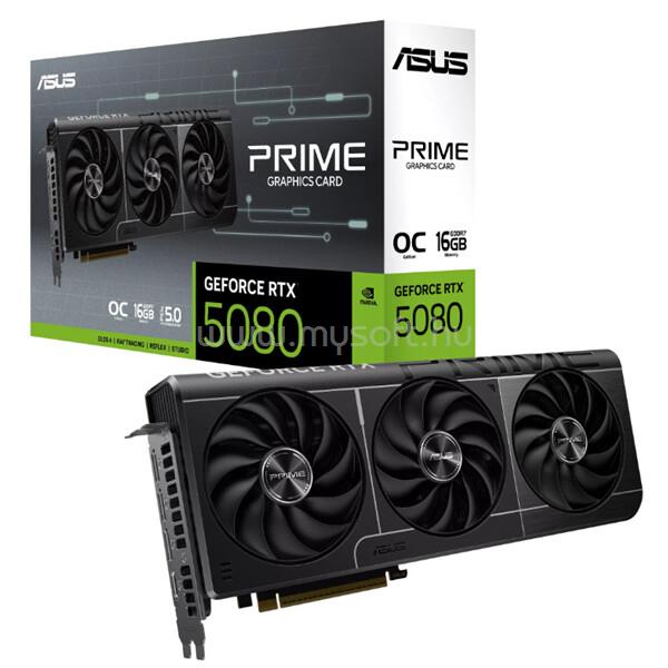 ASUS Videokártya PCI-Ex16x nVIDIA RTX 5080 16GB DDR7 OC