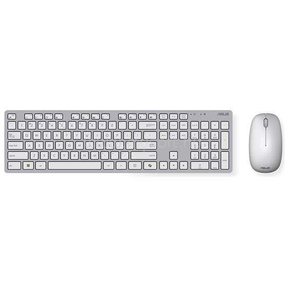 ASUS W5000 vezeték nélküli billentyűzet + egér (magyar, fehér)