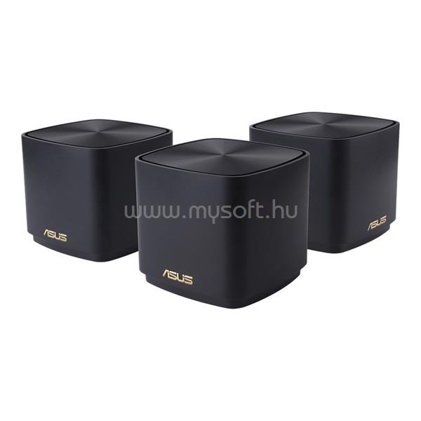 ASUS ZenWiFi AX Mini XD4 fekete vezeték nélküli wi-fi rendszer (3-pack)