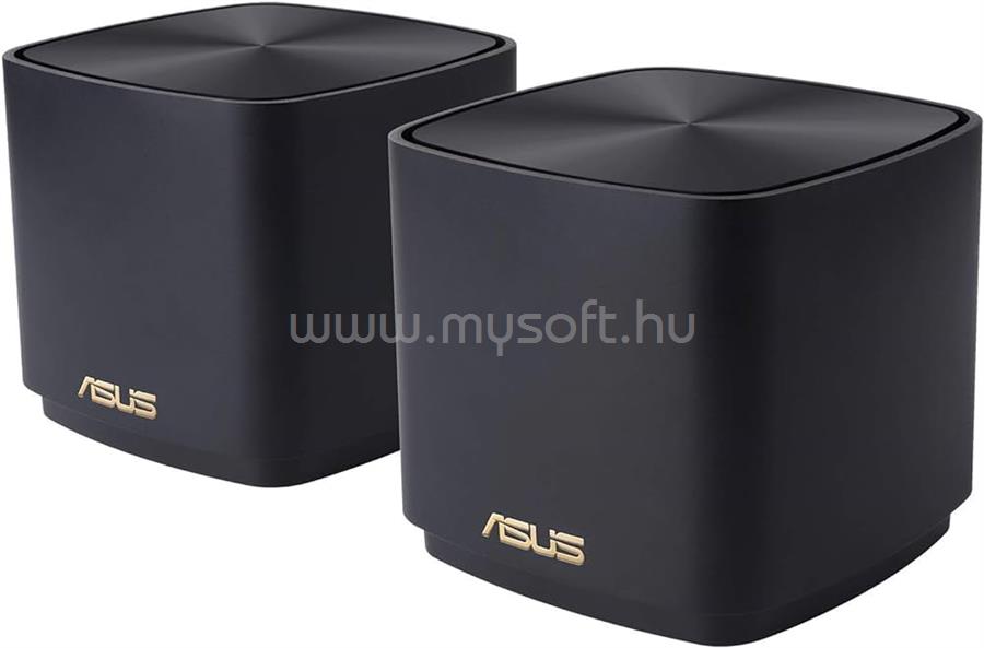 ASUS ZenWifi AX1800 Mini Mesh XD4 PLUS Wi-Fi rendszer 2-PK (fekete)