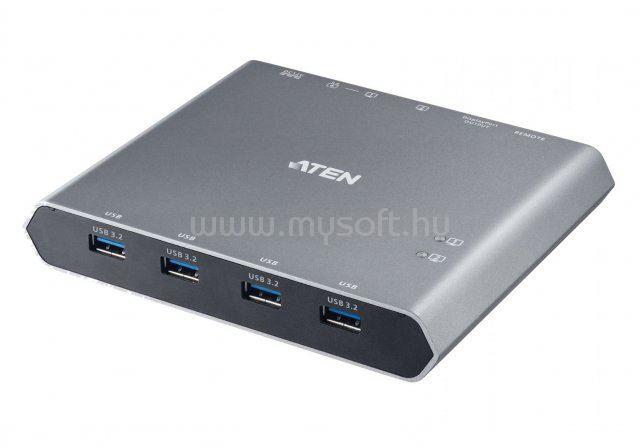 ATEN 2-Port 4K DisplayPort USB-C KVM Dock Switch (US3311-AT-G)