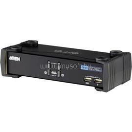ATEN 2 portos KVM switch, (billentyűzet, video, egér) elosztó, és USB 2.0 Hub CS1762A-AT-G CS1762A-AT-G small