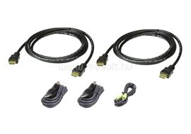 ATEN 2L-7D02UHX5 USB HDMI Dual Display Secure KVM Cable Kit 1,8m Black 2L-7D02UHX5 small