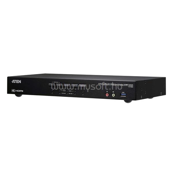 ATEN CS1844 KVMP Switch USB 3.2 Gen1, 4K HDMI, Dual Display, 4 port