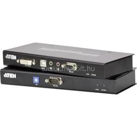 ATEN DVI, USB 2.0 KVM extender jelerősítő, jeltovábbító RJ45 csatlakozással 60 m-ig CE600-AT-G CE600-AT-G small