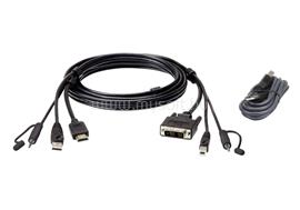 ATEN HDMI to DVI-D Secure KVM Cable Kit 1,8m Cable Black 2L-7D02DHX2 small