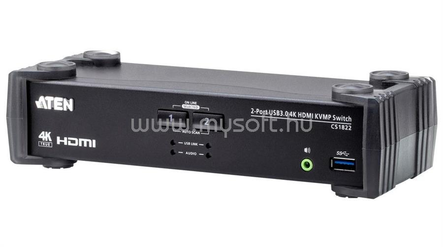 ATEN KVMP Switch USB 3.2 Gen1 4K HDMI 2 port (CS1822-AT-G)