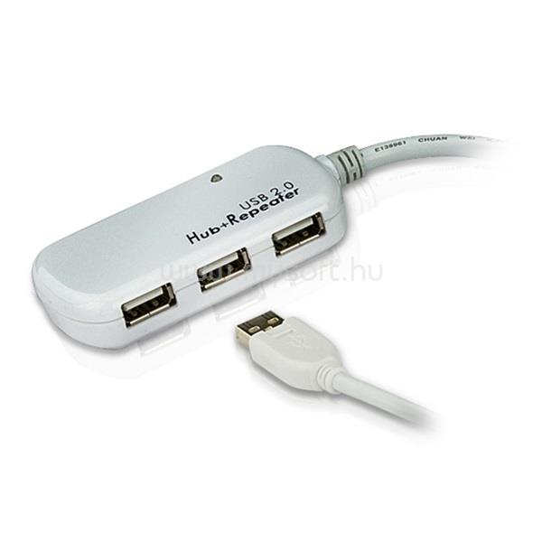 ATEN UE2120H USB 2.0 HUB hosszabbító kábellel 12m