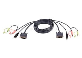 ATEN USB DVI-D Single Link KVM Cable 1,8m Black 2L-7D02U small