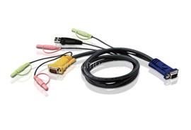 ATEN USB KVM Cable with 3 in 1 SPHD and Audio 1,8m Black 2L-5302U small